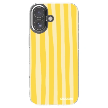 Picasee διαφανής θήκη σιλικόνης Apple iPhone 17 - Lines lemon