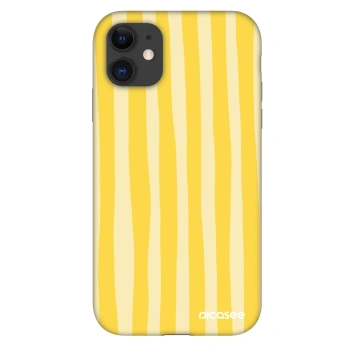 Θήκη για Apple iPhone 11 - Lines lemon