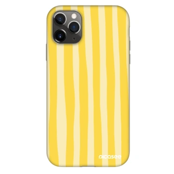 Θήκη για Apple iPhone 11 Pro - Lines lemon