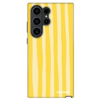Θήκη για Samsung Galaxy S23 Ultra 5G - Lines lemon