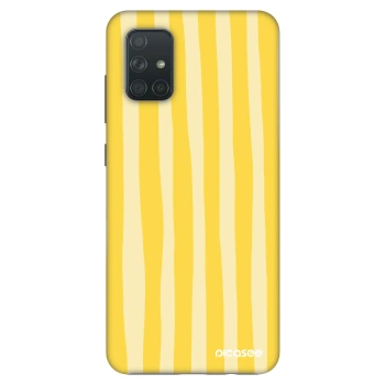 Θήκη για Samsung Galaxy A71 A715F - Lines lemon