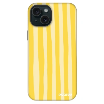 Θήκη για Apple iPhone 14 - Lines lemon