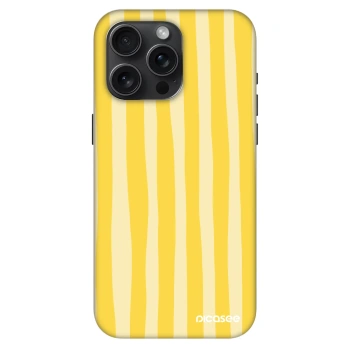 Θήκη για Apple iPhone 15 Pro Max - Lines lemon