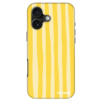 Θήκη για Apple iPhone 16 - Lines lemon