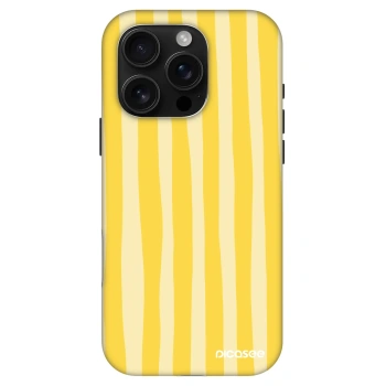 Θήκη για Apple iPhone 16 Pro - Lines lemon