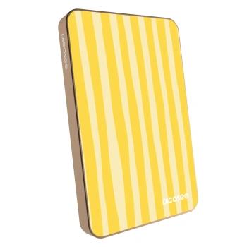 Powerbank με MagSafe 5 000 mAh Χρυσαφένιος - Lines lemon