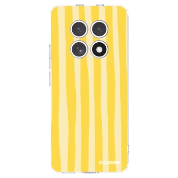 Picasee διαφανής θήκη σιλικόνης Xiaomi Redmi Note 15 4G - Lines lemon