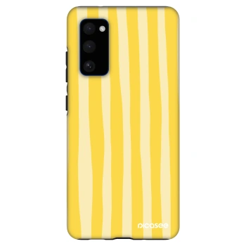 Θήκη για Samsung Galaxy S20 FE - Lines lemon