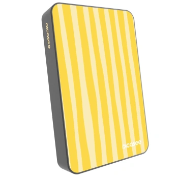 Powerbank με MagSafe 10 000 mAh Γκρί - Lines lemon