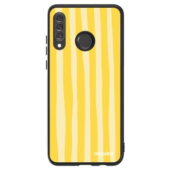 Picasee ULTIMATE CASE για Huawei P30 Lite - Lines lemon