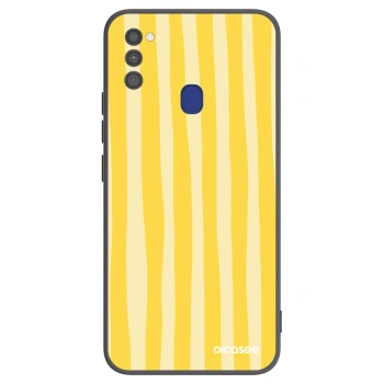 Θήκη για Samsung Galaxy M21 M215F - Lines lemon