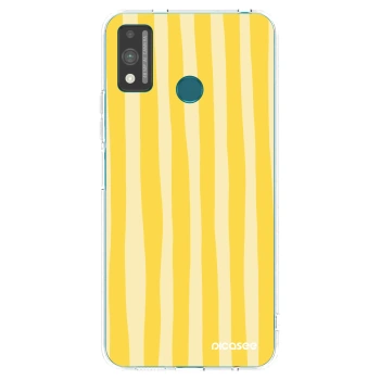 Θήκη για Honor 9X Lite - Lines lemon