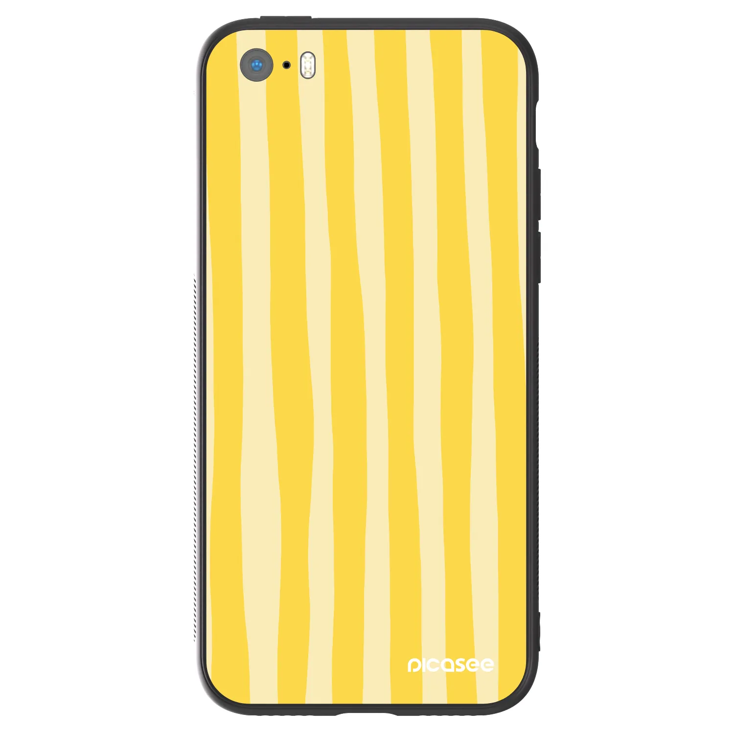 Picasee ULTIMATE CASE για Apple iPhone 5/5S/SE - Lines lemon