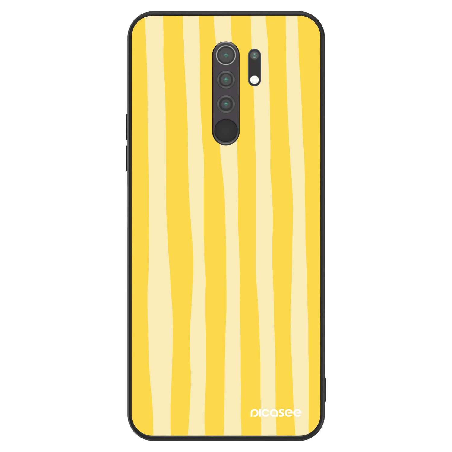 Picasee ULTIMATE CASE για Xiaomi Redmi 9 - Lines lemon