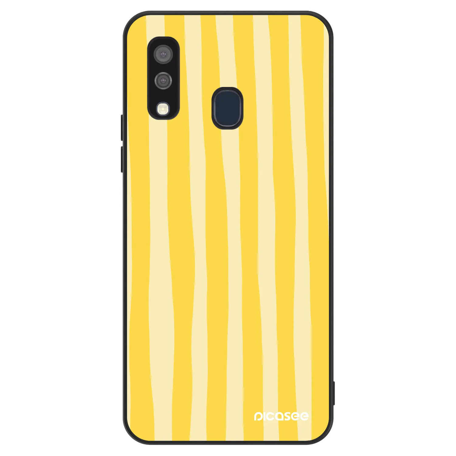 Picasee ULTIMATE CASE για Samsung Galaxy A40 A405F - Lines lemon