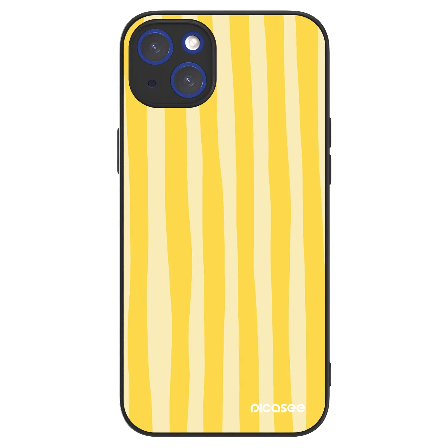 Picasee ULTIMATE CASE MagSafe pro Apple iPhone 14 Plus - Lines lemon