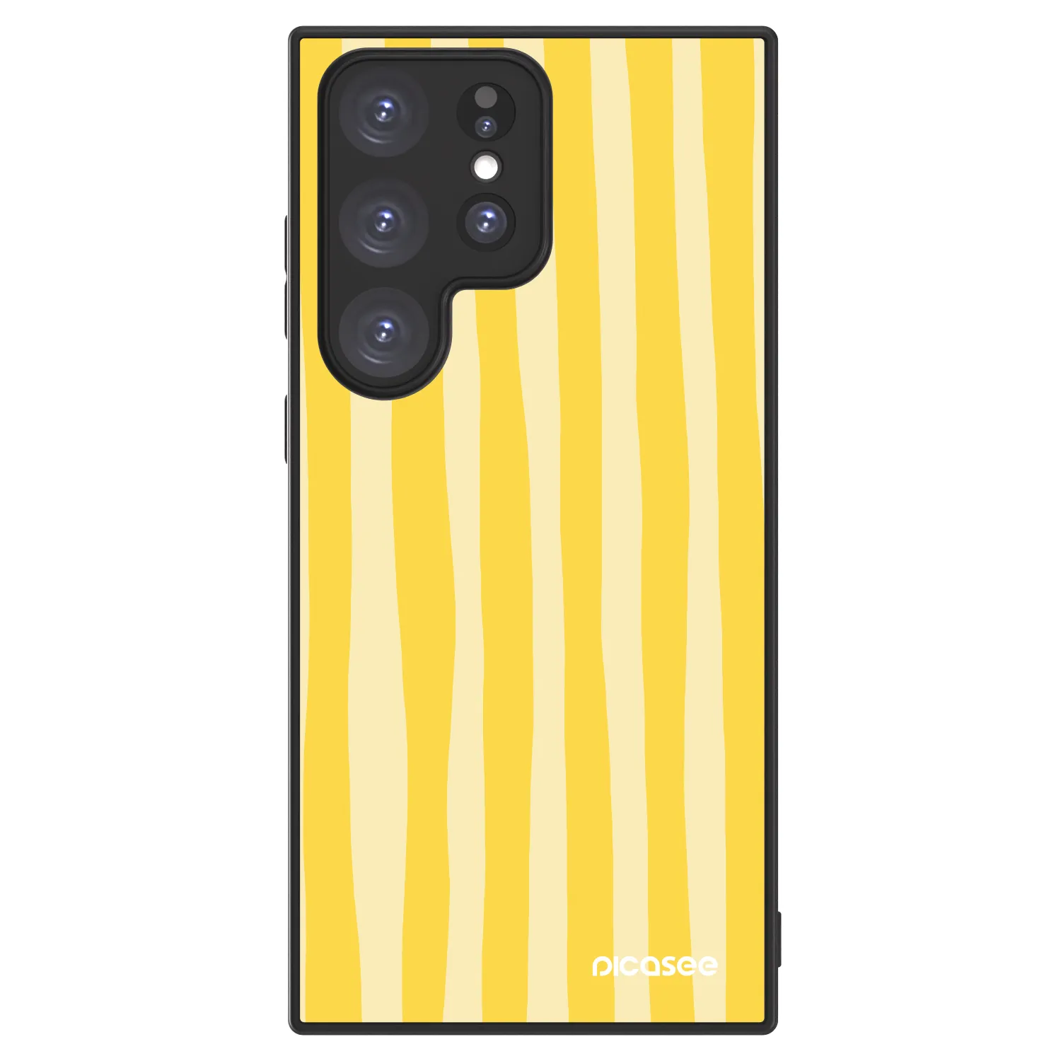 Picasee ULTIMATE CASE για Samsung Galaxy S23 Ultra 5G - Lines lemon