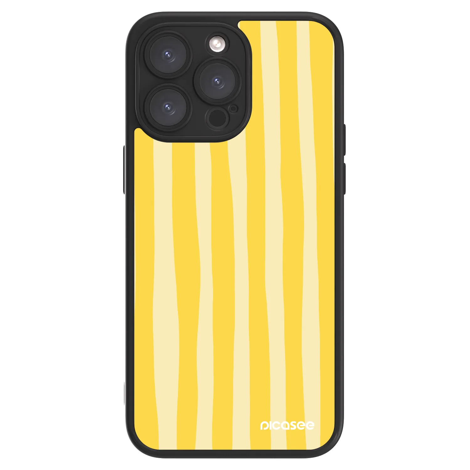 Picasee ULTIMATE CASE για Apple iPhone 15 Pro Max - Lines lemon