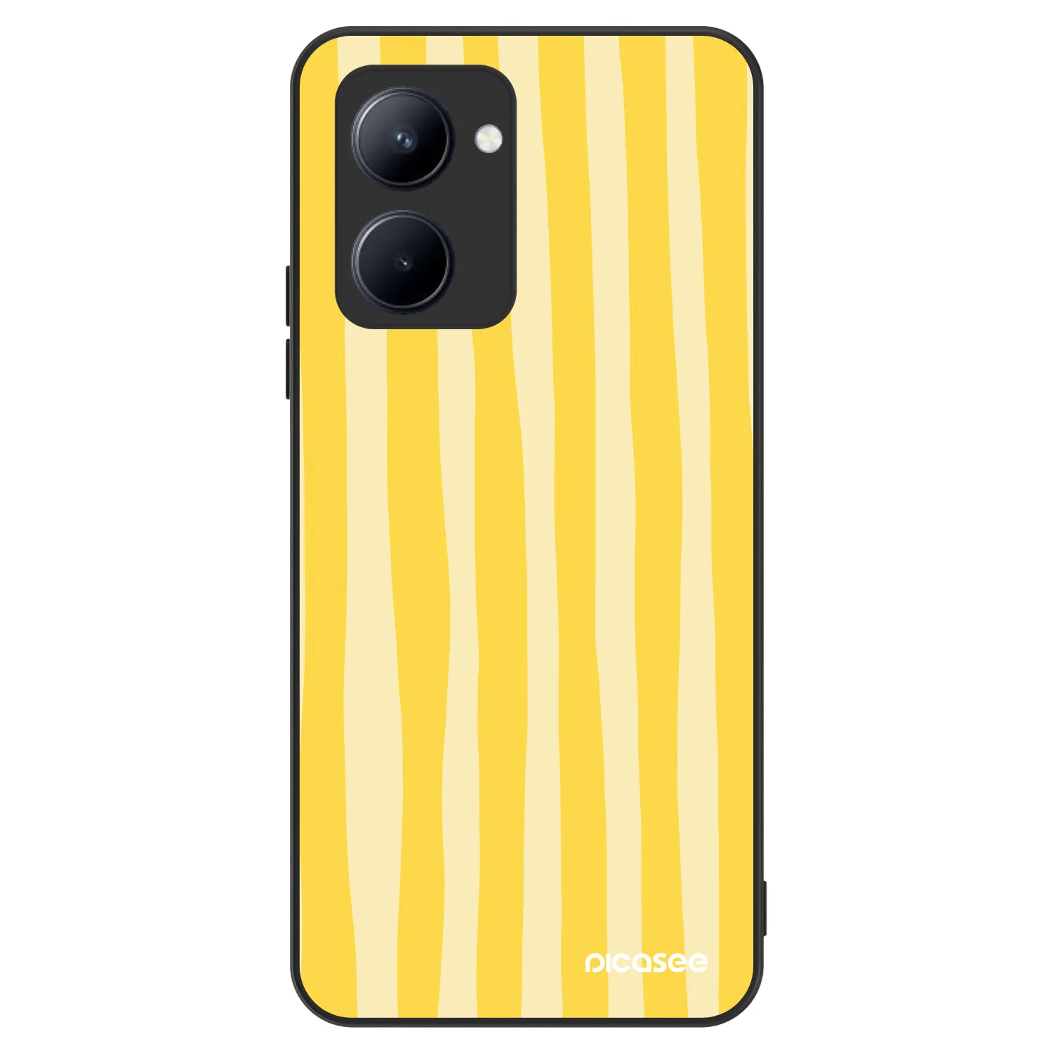 Picasee ULTIMATE CASE για Realme C33 (2023) - Lines lemon