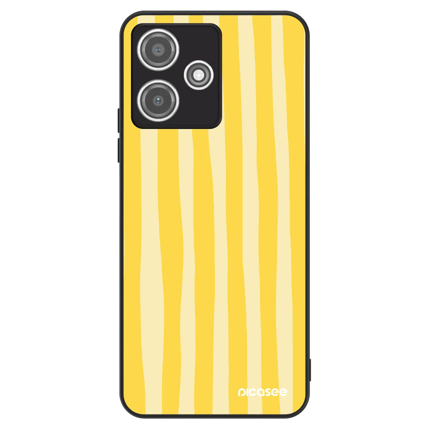 Picasee ULTIMATE CASE για Xiaomi Redmi 12 5G - Lines lemon