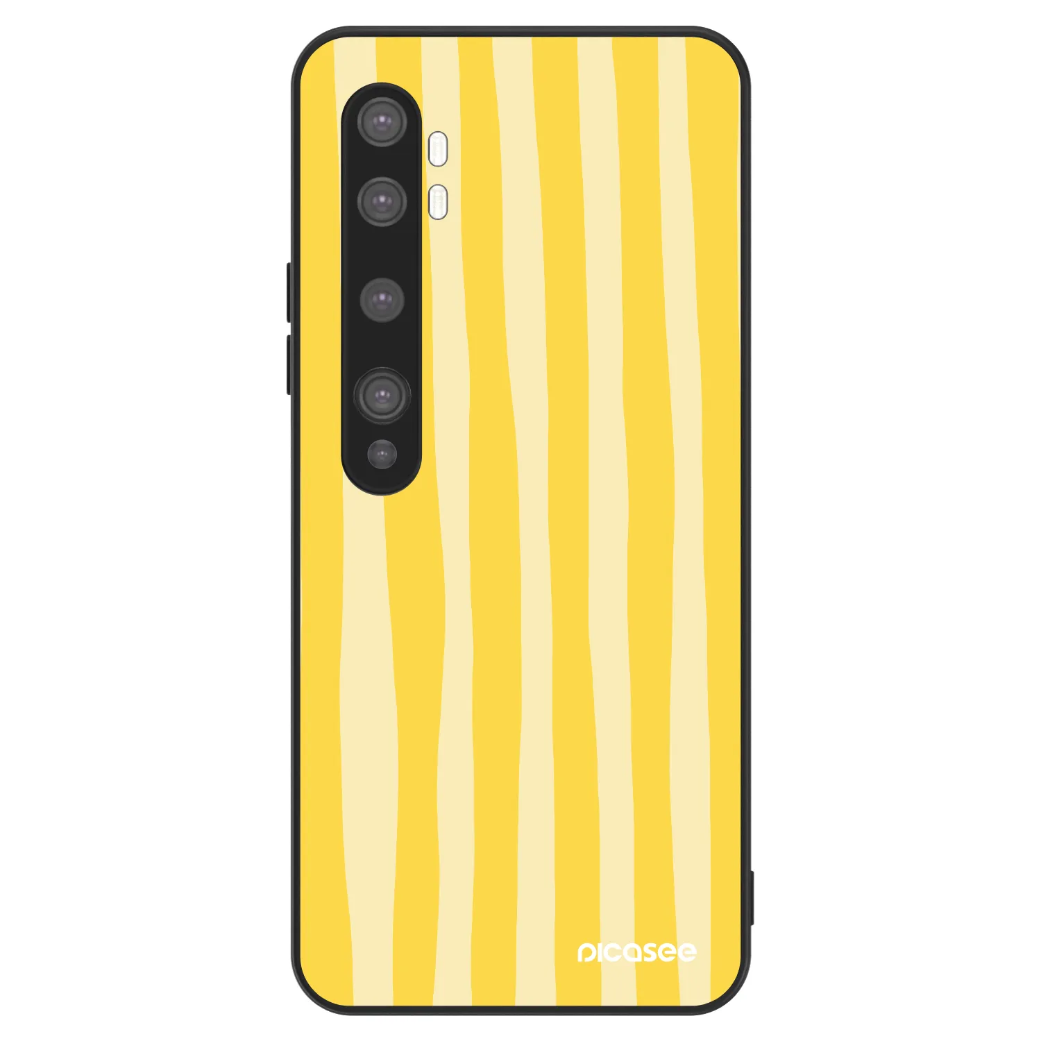 Picasee ULTIMATE CASE για Xiaomi Mi Note 10 (Pro) - Lines lemon