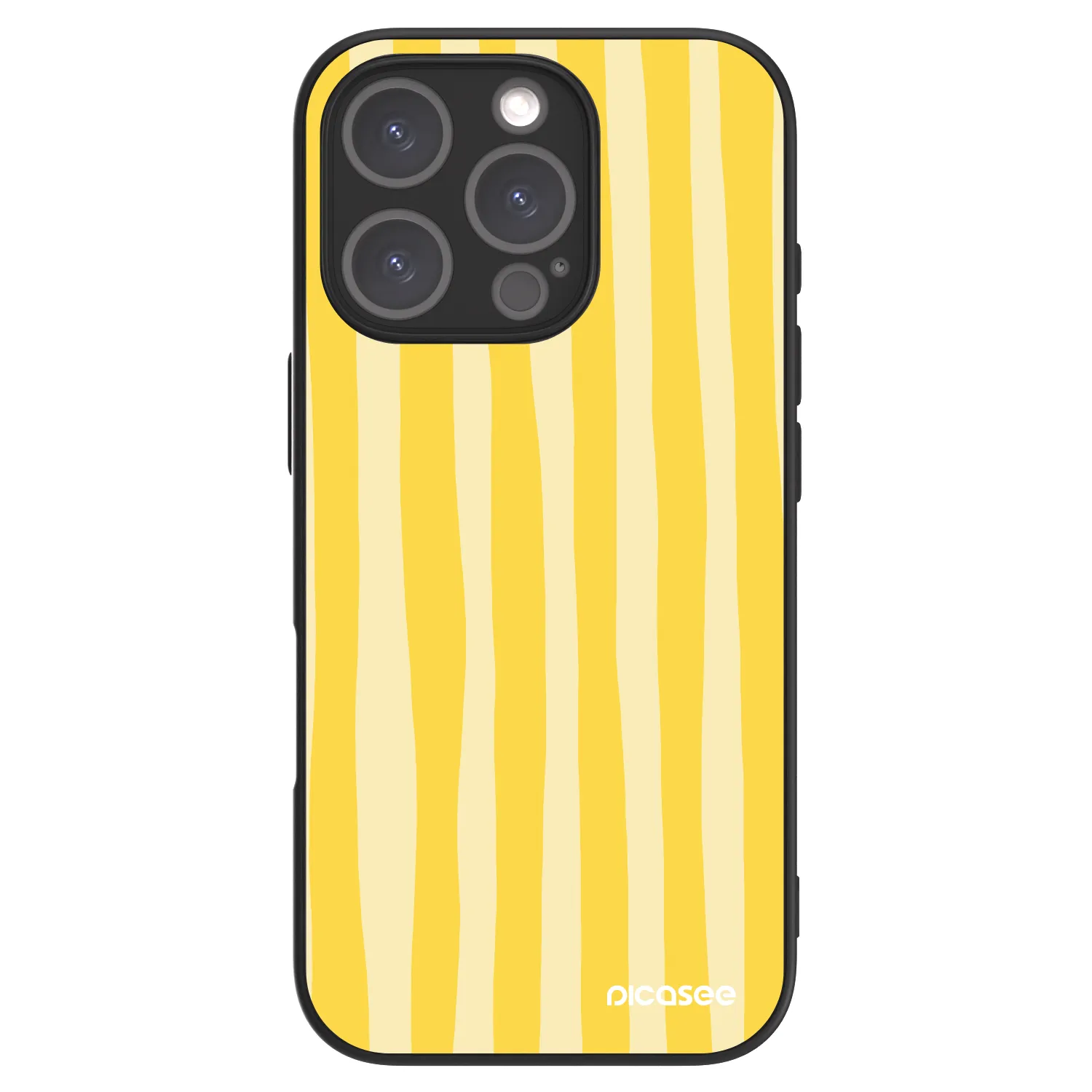 Picasee ULTIMATE CASE για Apple iPhone 16 Pro - Lines lemon