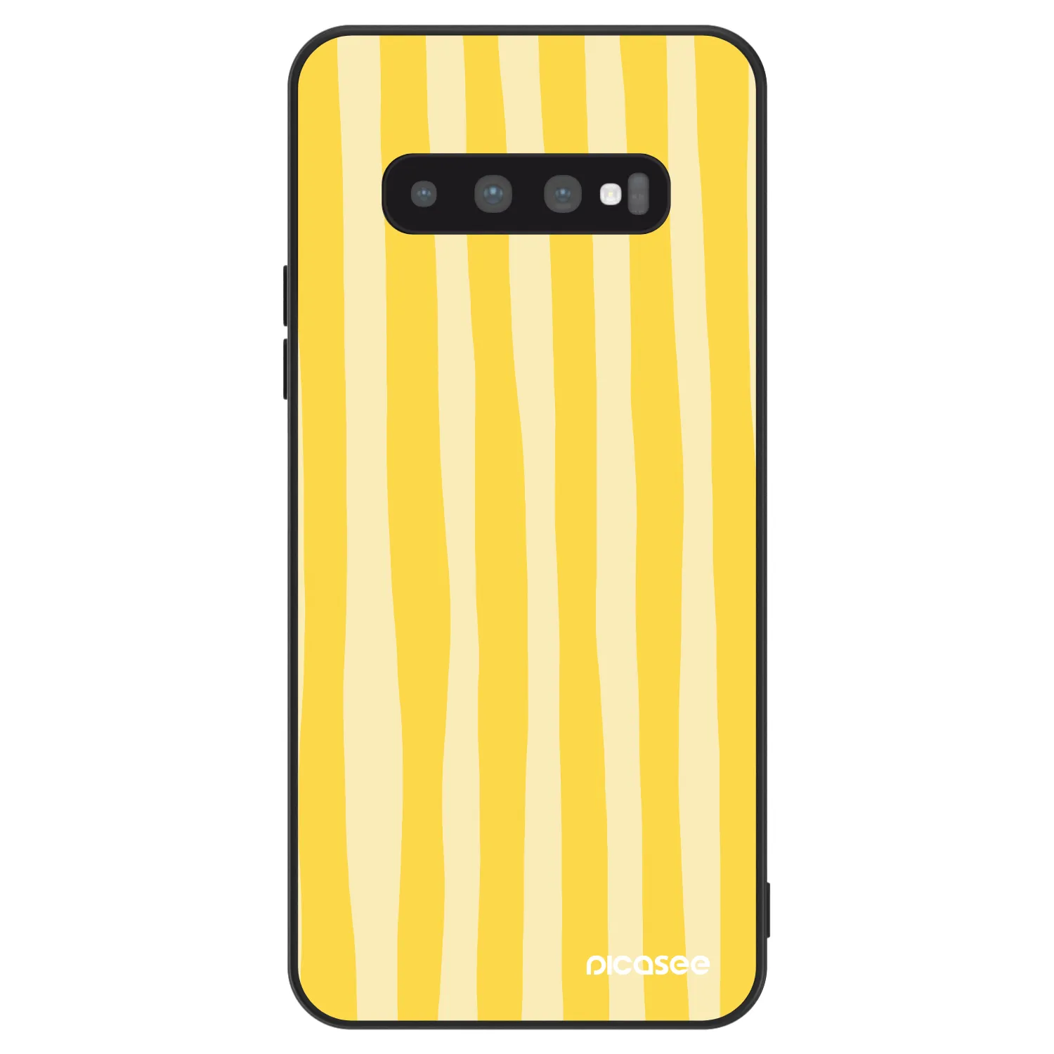 Picasee ULTIMATE CASE για Samsung Galaxy S10 Plus G975 - Lines lemon