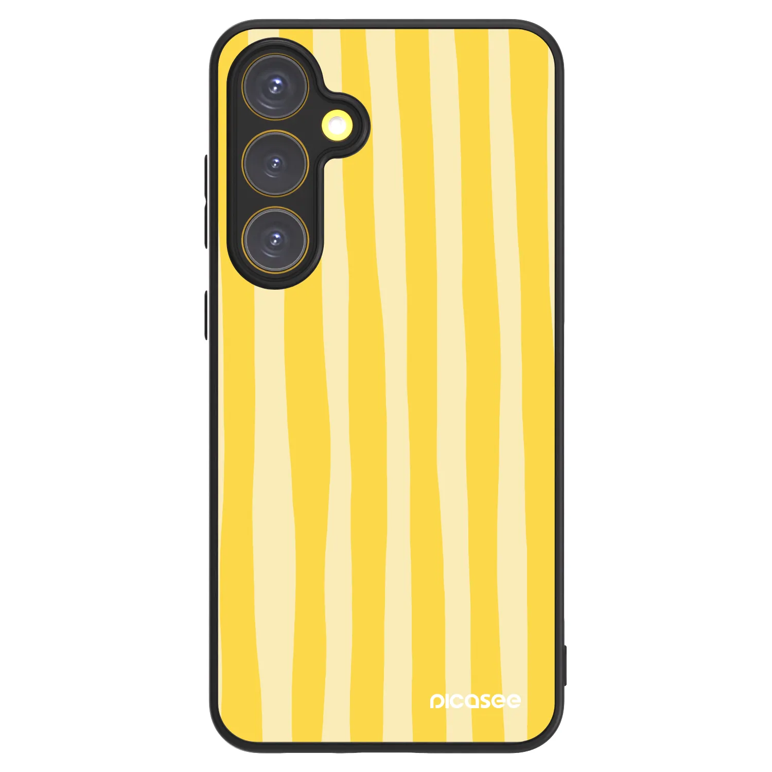 Picasee ULTIMATE CASE PowerShare για Samsung Galaxy S24 FE S721B - Lines lemon