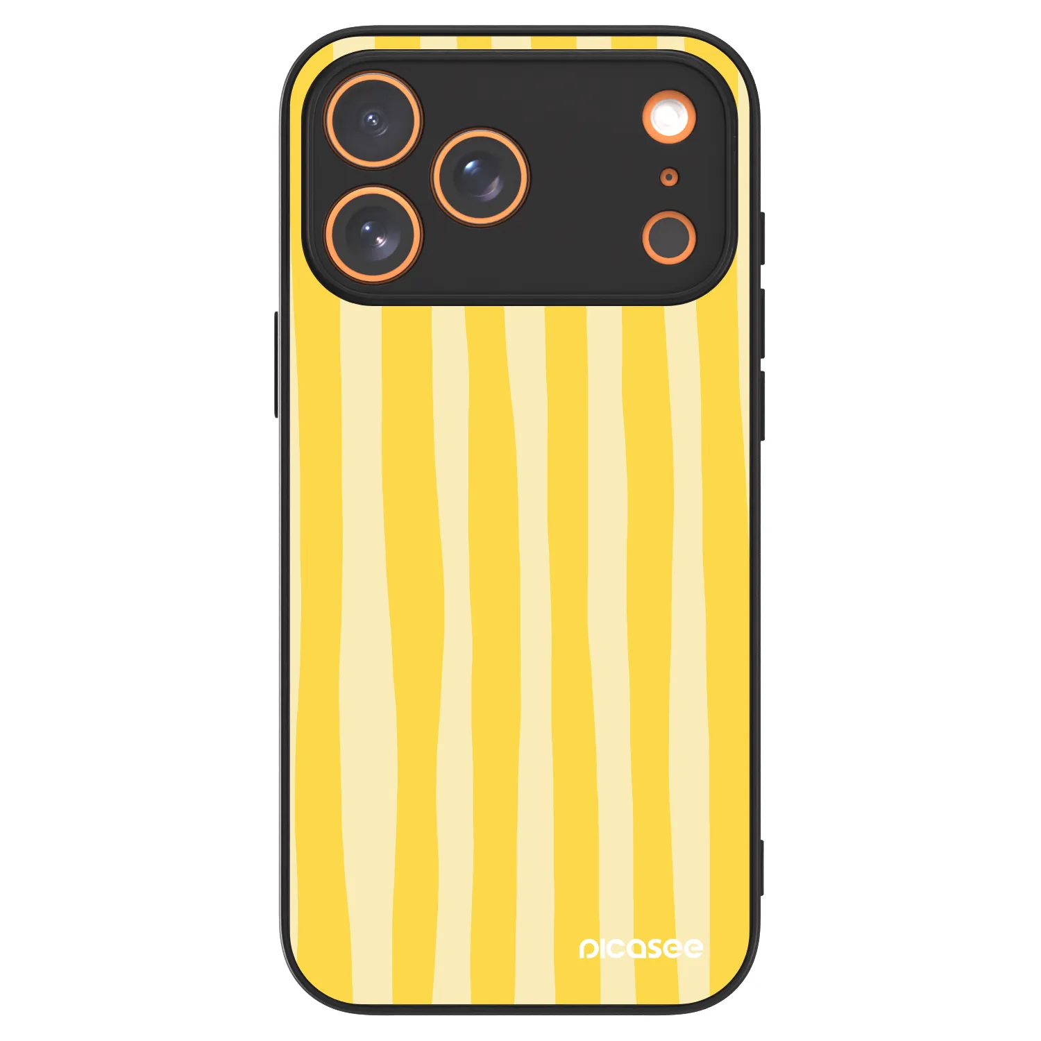 Picasee ULTIMATE CASE MagSafe pro Apple iPhone 17 Pro Max - Lines lemon