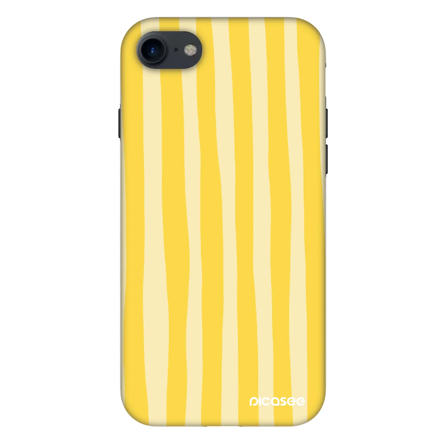 Picasee Fashion Case για Apple iPhone SE 2022 - Lines lemon