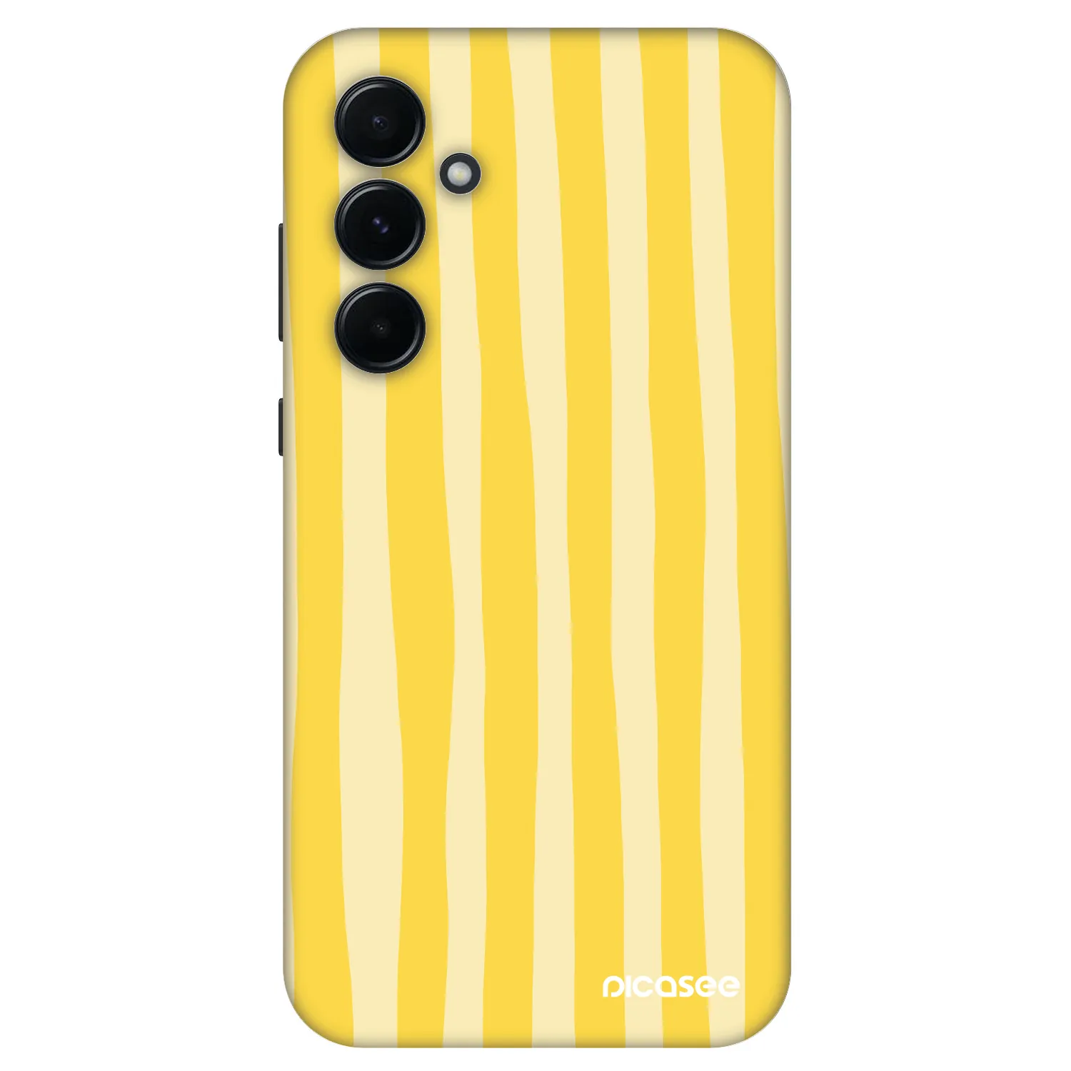 Picasee Fashion Case για Samsung Galaxy A55 5G A556B - Lines lemon