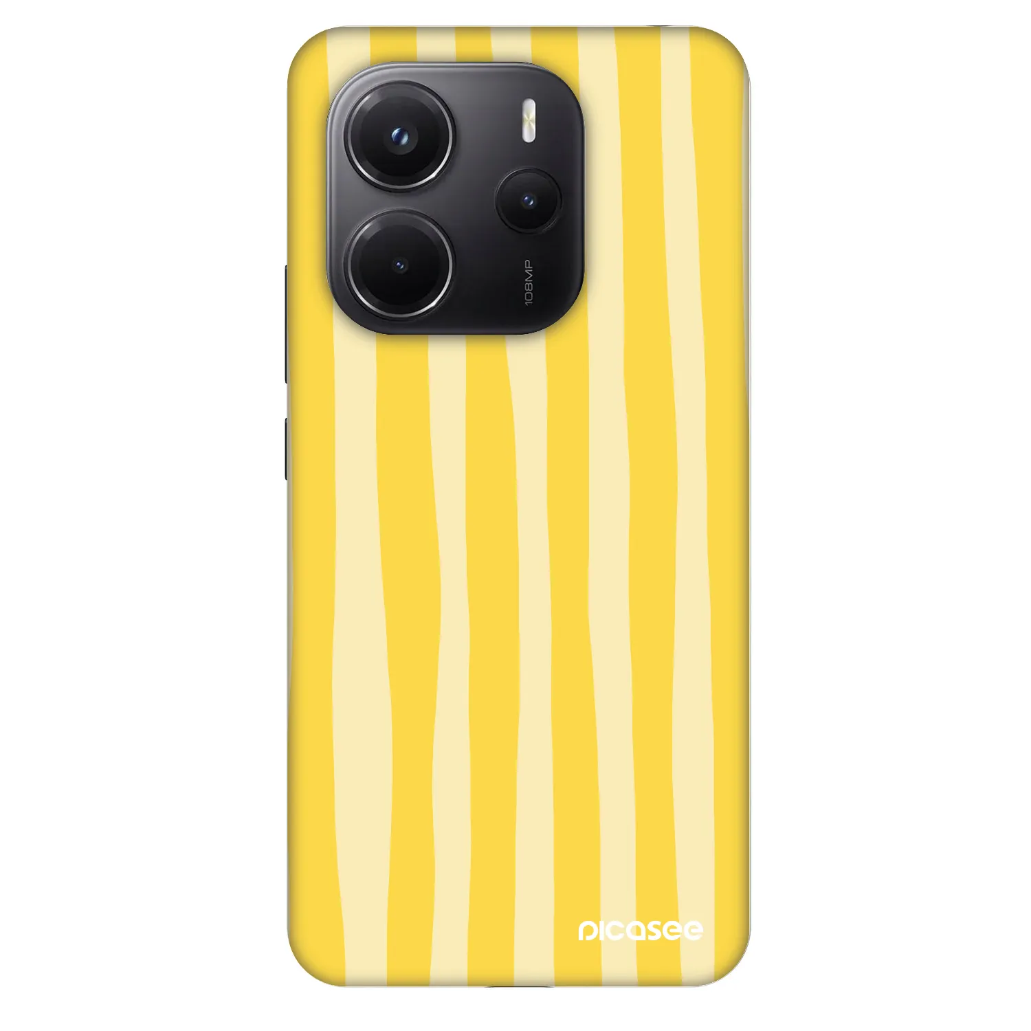 Picasee Fashion Case για Xiaomi Redmi Note 14 4G - Lines lemon