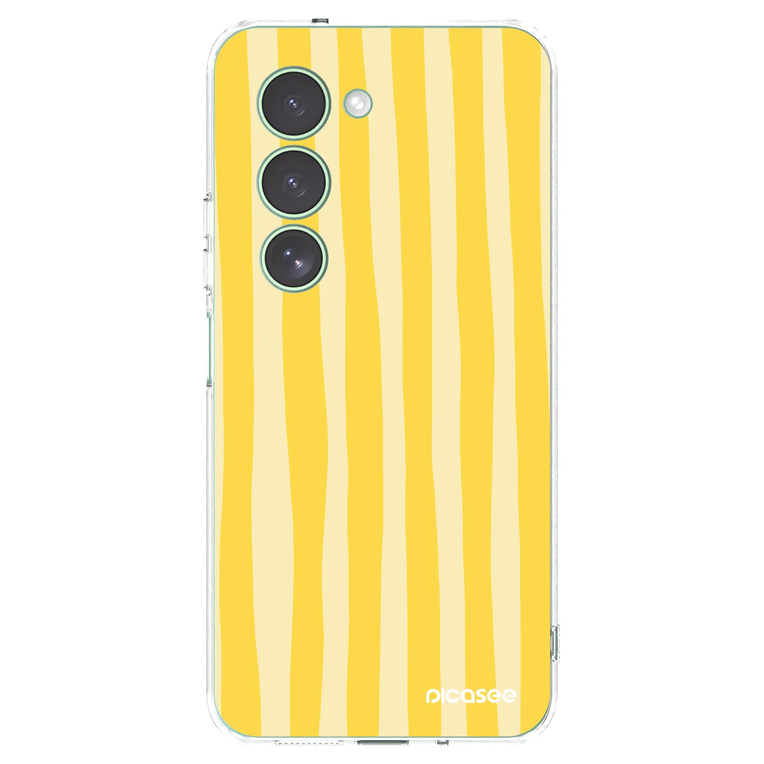 Picasee διαφανής θήκη σιλικόνης Xiaomi Redmi 15 5G - Lines lemon
