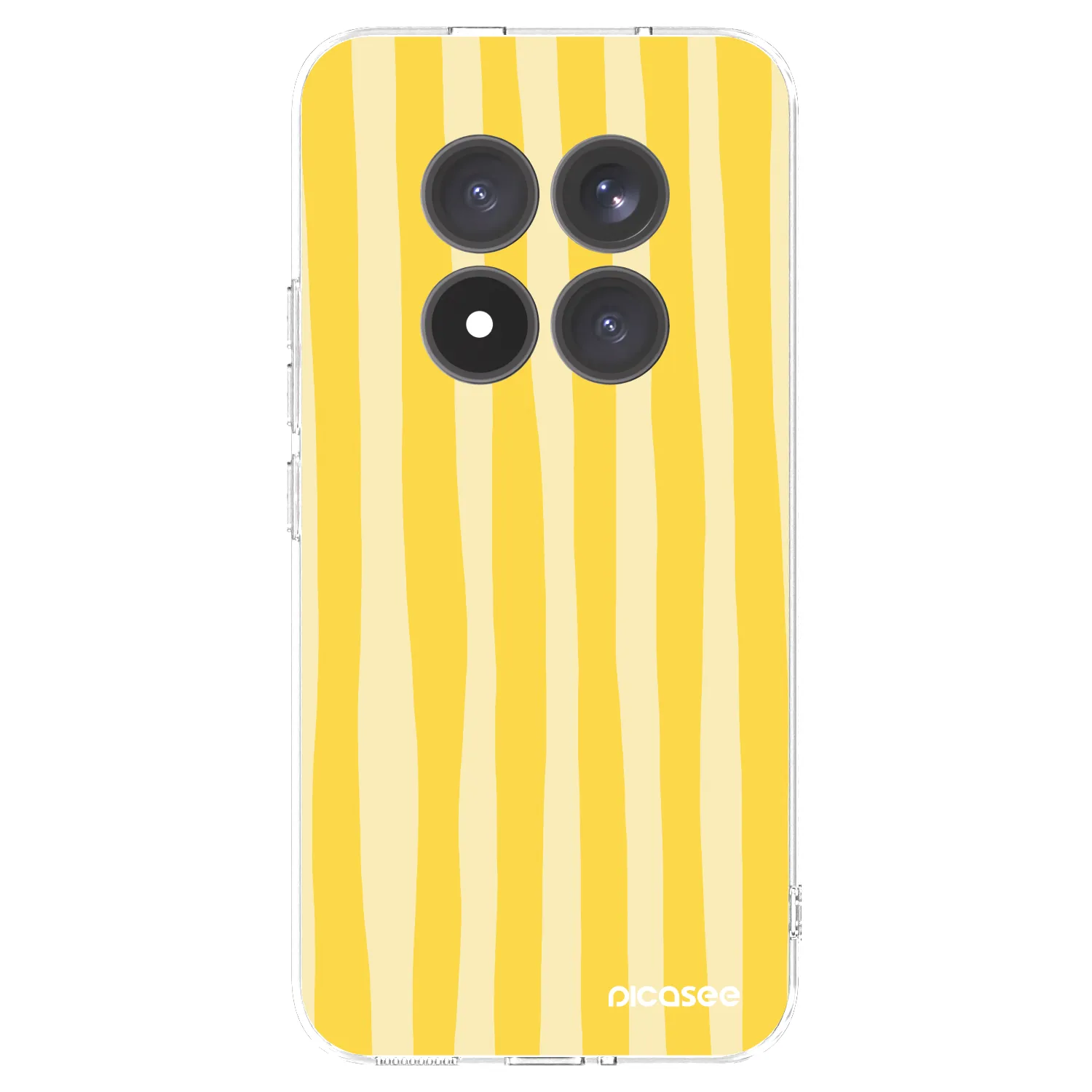 Picasee διαφανής θήκη σιλικόνης Xiaomi Redmi Note 15 Pro+ - Lines lemon