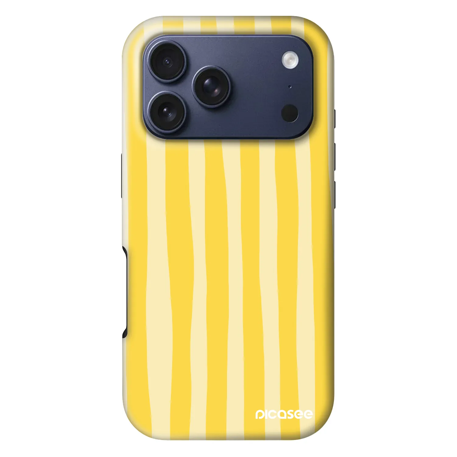 Picasee Fashion Case MagSafe για Apple iPhone 18 Pro - Lines lemon