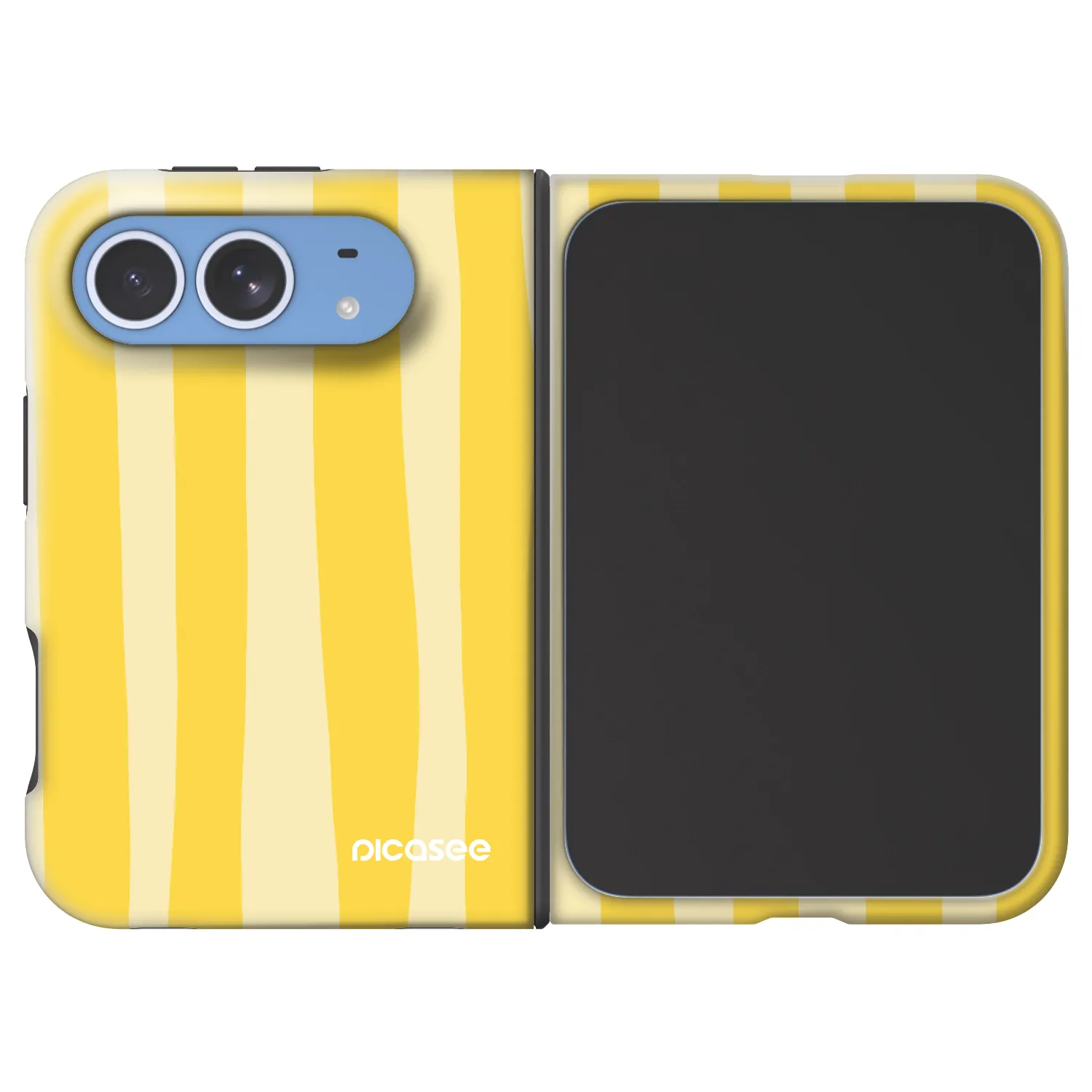 Picasee Fashion Case MagSafe για Apple iPhone Duo - Lines lemon