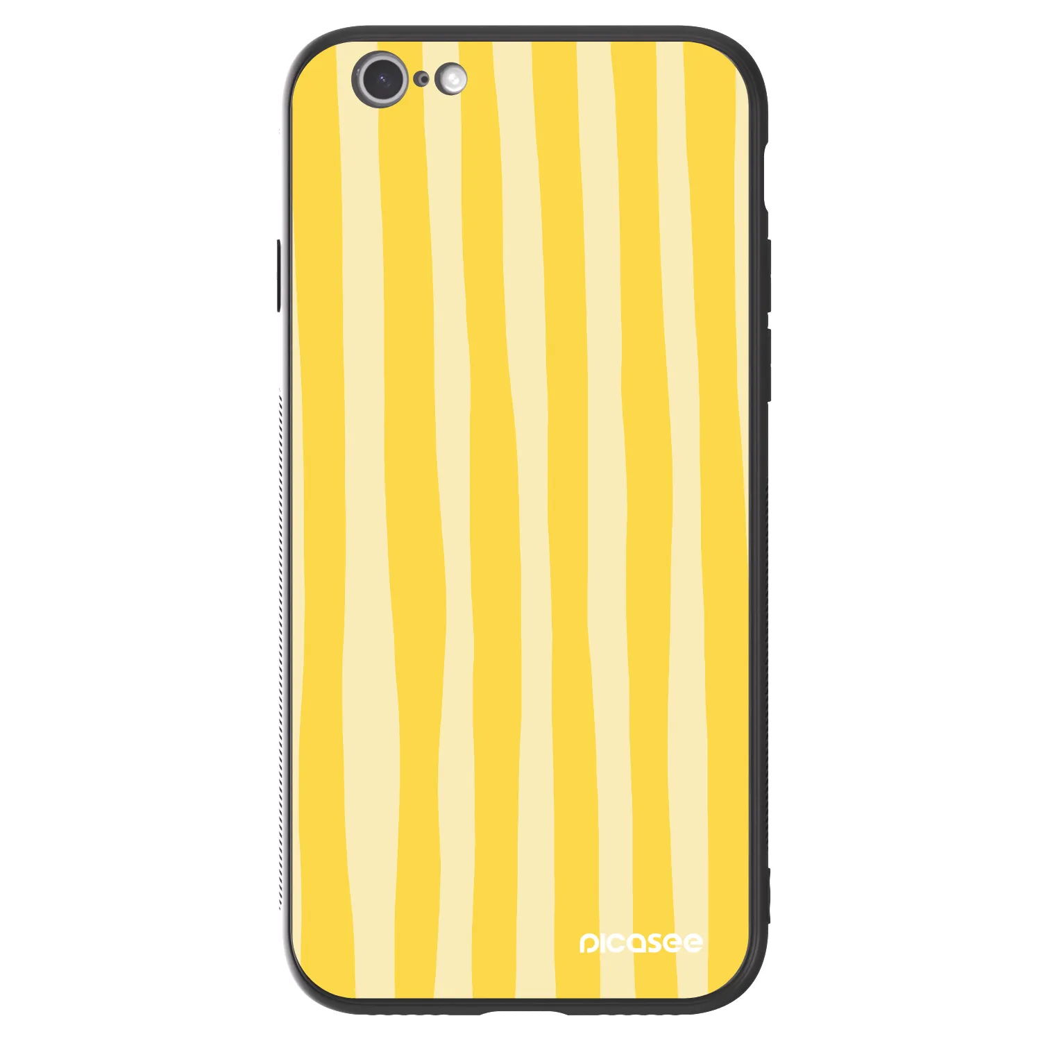 Picasee ULTIMATE CASE για Apple iPhone 6/6S - Lines lemon