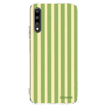 Picasee διαφανής θήκη σιλικόνης Honor 9X Pro - Lines Matcha