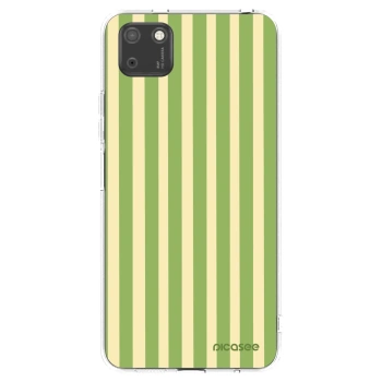 Picasee διαφανής θήκη σιλικόνης Huawei Y5P - Lines Matcha