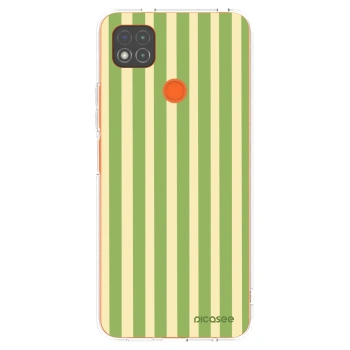 Picasee διαφανής θήκη σιλικόνης Xiaomi Redmi 9C - Lines Matcha