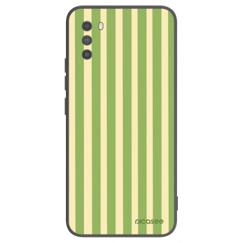 Picasee Μαύρη θήκη σιλικόνης για Xiaomi Poco M3 - Lines Matcha