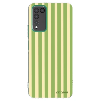 Picasee διαφανής θήκη σιλικόνης Honor 10X Lite - Lines Matcha
