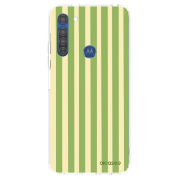 Θήκη για Motorola Moto G8 - Lines Matcha