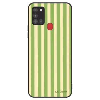 Θήκη για Samsung Galaxy A21s - Lines Matcha