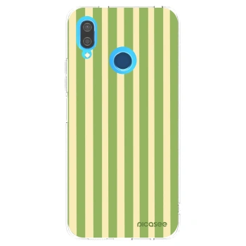 Picasee διαφανής θήκη σιλικόνης Huawei P20 Lite - Lines Matcha