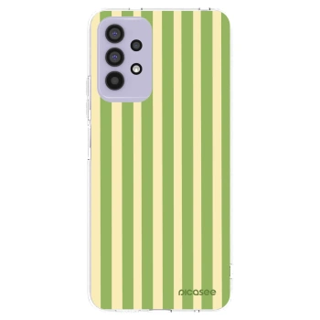 Picasee διαφανής θήκη σιλικόνης Samsung Galaxy A32 4G SM-A325F - Lines Matcha