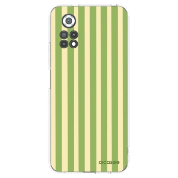 Picasee διαφανής θήκη σιλικόνης Xiaomi Poco X4 Pro 5G - Lines Matcha