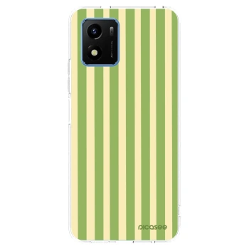 Picasee διαφανής θήκη σιλικόνης Vivo Y01 - Lines Matcha