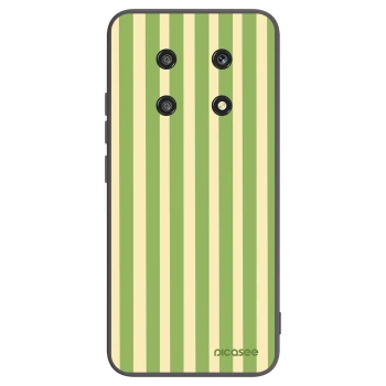 Picasee Μαύρη θήκη σιλικόνης για Honor Magic4 Lite 5G - Lines Matcha