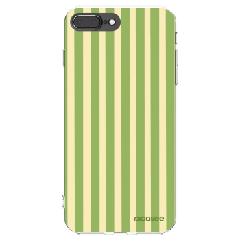Picasee διαφανής θήκη σιλικόνης Apple iPhone 8 Plus - Lines Matcha